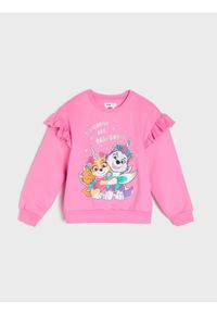 Sinsay - Bluza crewneck PAW Patrol - różowy. Kolor: różowy