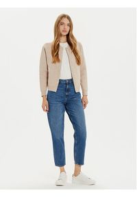 Tatuum Kardigan Angie T2420.100B Beżowy Regular Fit. Kolor: beżowy. Materiał: syntetyk