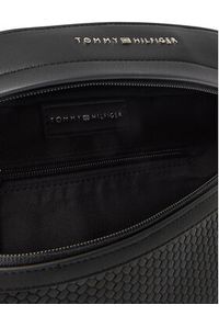 TOMMY HILFIGER - Tommy Hilfiger Saszetka nerka Th Woven Bum Bag AM0AM13634 Czarny. Kolor: czarny. Materiał: skóra #4