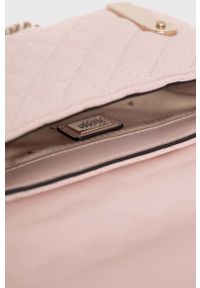 Guess torebka kolor różowy. Kolor: różowy. Materiał: pikowane #2