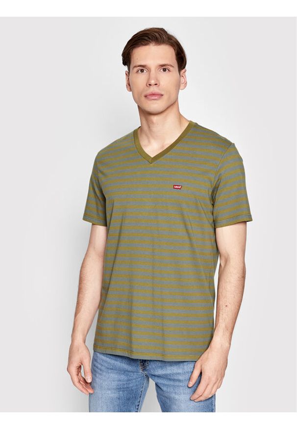 Levi's® T-Shirt Original Housemarked 85641-0022 Zielony Standard Fit. Kolor: zielony. Materiał: bawełna