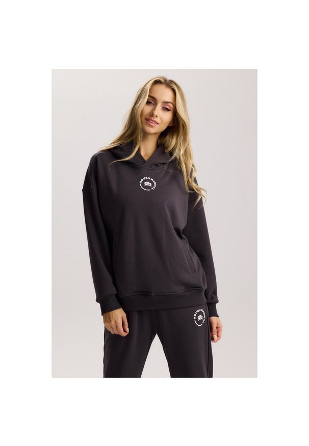 ROUGH RADICAL - Damska bluza dresowa Rough Radical Active Hoodie Women. Kolor: szary. Materiał: dresówka