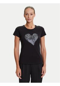 Liu Jo T-Shirt UF5264 JS923 Czarny Regular Fit. Kolor: czarny. Materiał: bawełna