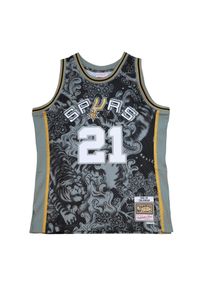 Mitchell & Ness - Jersey San Antonio Spurs Lunar New Year 4.0 Tim Duncan 1998/99. Kolor: czarny. Materiał: jersey. Sport: koszykówka #1