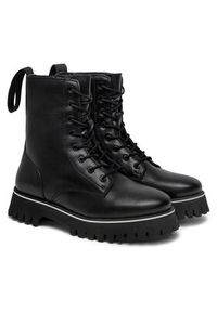 Patrizia Pepe Botki PJ865 Czarny. Kolor: czarny. Materiał: skóra #3