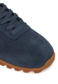 Calvin Klein Jeans Sneakersy Low Profile Runner Su YM0YM01288 Granatowy. Kolor: niebieski. Materiał: skóra, zamsz #6