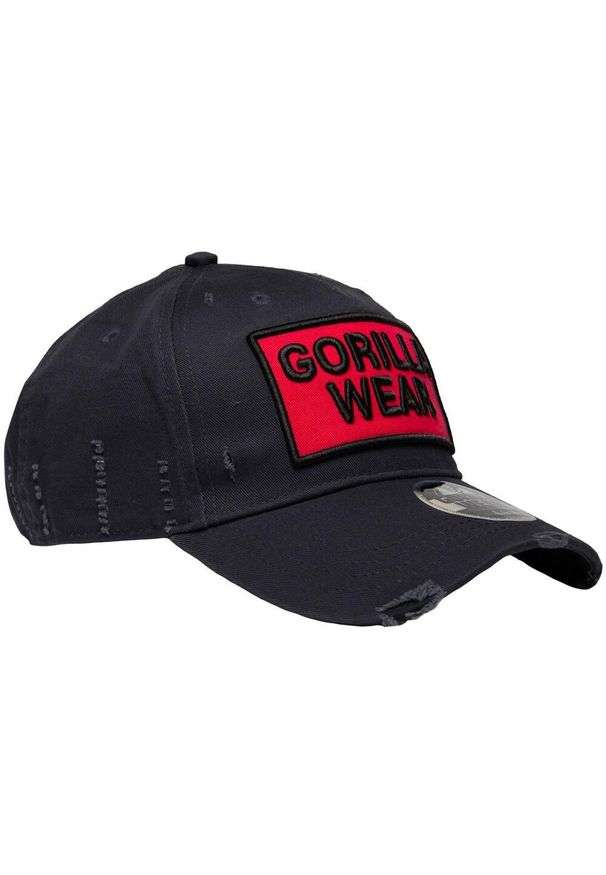 GORILLA WEAR - Harrison Czapka - Czarny/Czerwony. Kolor: czerwony, wielokolorowy, czarny