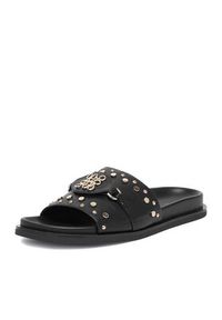 Nine West Klapki EO-TL758-1 Czarny. Kolor: czarny. Materiał: skóra #4