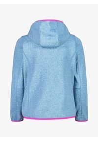 Kurtka dziewczęca CMP Synergent. Kolor: niebieski. Materiał: polar. Sport: turystyka piesza #2