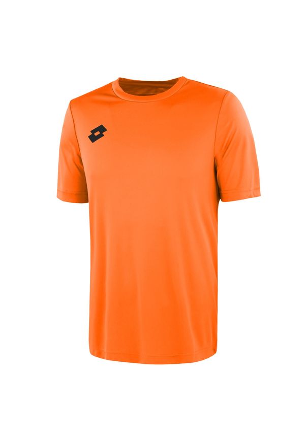 LOTTO - Koszulka piłkarska dla dzieci Lotto JR Elite. Kolor: pomarańczowy. Sport: piłka nożna