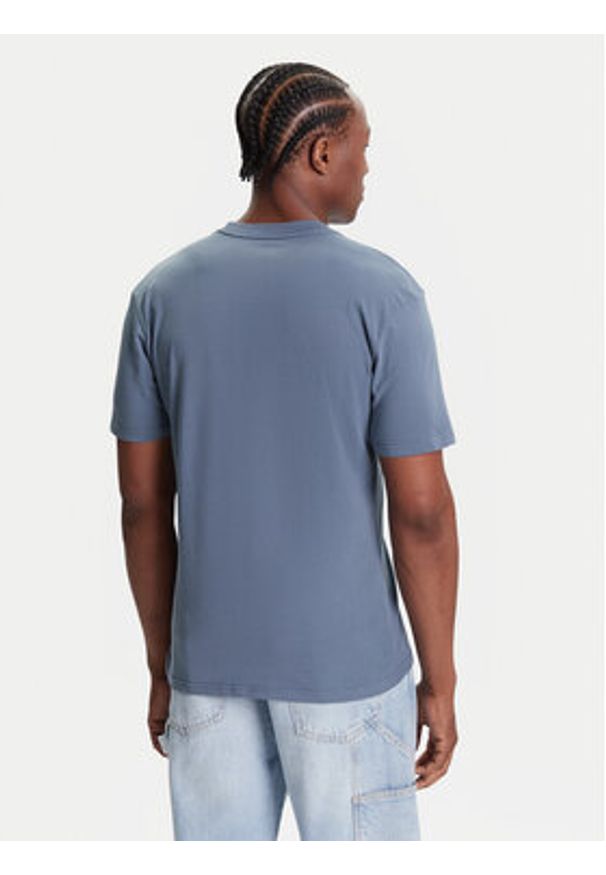 Quiksilver T-Shirt EQYZT08181 Niebieski Regular Fit. Kolor: niebieski. Materiał: bawełna