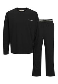Jack & Jones - Jack&Jones Piżama Everest 12273632 Czarny Standard Fit. Kolor: czarny. Materiał: bawełna #3