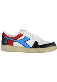 Diadora - Trampki DIADORA MAGIC BASKET LOW ICONA 47. Kolor: biały, wielokolorowy, niebieski, czarny
