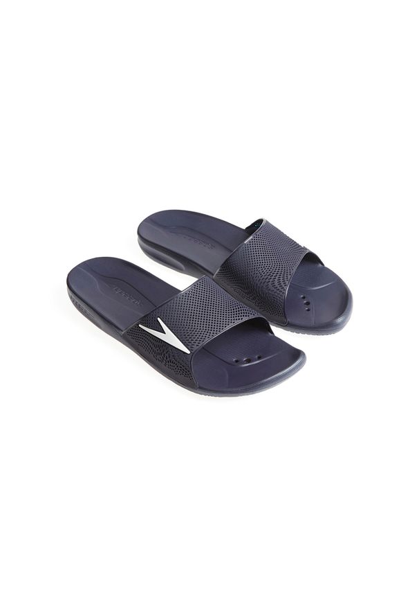 Klapki Basenowe Męskie Speedo Atami II Max AM. Kolor: niebieski, biały, wielokolorowy. Materiał: syntetyk, materiał. Sport: pływanie