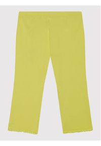 United Colors of Benetton - United Colors Of Benetton Legginsy 3MT1I0820 Żółty Slim Fit. Kolor: żółty. Materiał: bawełna