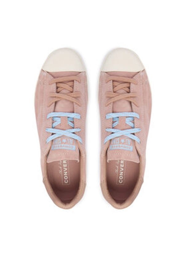 Converse Sneakersy Chuck Taylor Lo Color Pop​ A18894C Różowy. Kolor: różowy. Materiał: materiał