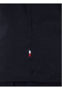 TOMMY HILFIGER - Tommy Hilfiger T-Shirt Chest Stripe MW0MW36739 Granatowy Regular Fit. Kolor: niebieski. Materiał: bawełna