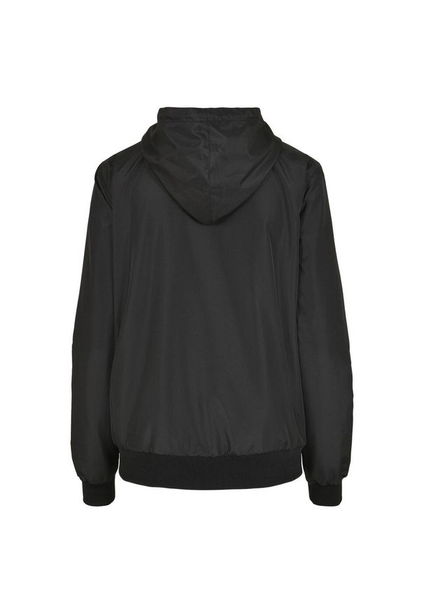 BUILD YOUR BRAND - Kurtka Damska Z Recyklingu Windrunner. Kolor: czarny