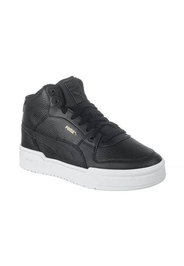 Buty do chodzenia damskie Puma CA Pro Mid. Wysokość cholewki: za kostkę. Zapięcie: sznurówki. Kolor: czarny. Materiał: guma, materiał, syntetyk. Szerokość cholewki: normalna. Sport: turystyka piesza