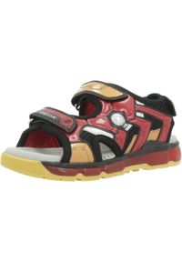 Geox - Sandały GEOX J SANDAL ANDROID BOY Czerwony. Kolor: czerwony. Materiał: tkanina. Sezon: lato