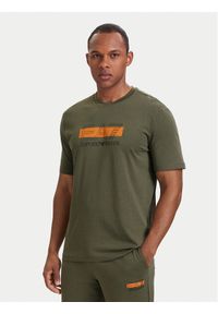 EA7 Emporio Armani T-Shirt 7M002415 AF10375 U7014 Zielony Regular Fit. Kolor: zielony. Materiał: bawełna #1