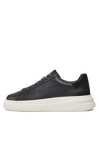 Guess Sneakersy Elba FMPVIB SUE12 Czarny. Kolor: czarny. Materiał: skóra #3