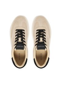 Guess Sneakersy FMFPLA SUE12 Beżowy. Kolor: beżowy. Materiał: zamsz, skóra #4