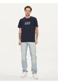 GAP - Gap T-Shirt 570044-03 Granatowy Regular Fit. Kolor: niebieski. Materiał: bawełna #4