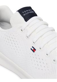 TOMMY HILFIGER - Tommy Hilfiger Sneakersy Lightweight Runner FM0FM05909 Biały. Kolor: biały. Materiał: mesh #5