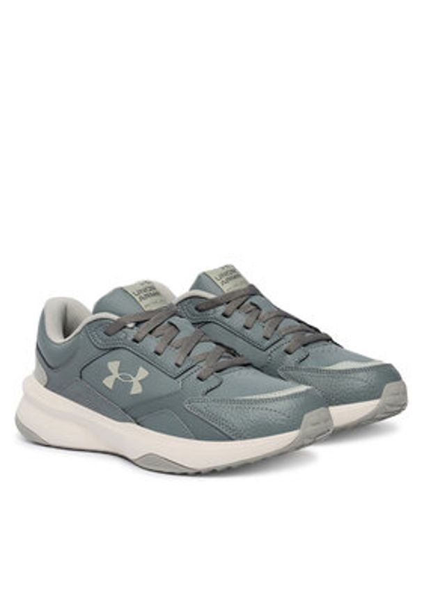 Under Armour Sneakersy UA Edge LTHR 3028375 Szary. Kolor: szary. Materiał: materiał