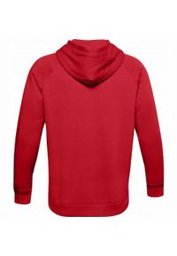 Under Armour - Męska Polarowa Bluza Treningowa Rival Big Logo. Kolor: czerwony, biały, wielokolorowy. Materiał: polar