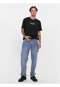 Tommy Jeans T-Shirt Grunge Arch Center DM0DM17720 Czarny Classic Fit. Kolor: czarny. Materiał: bawełna #4