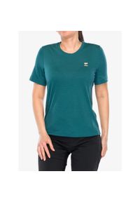 MONS ROYALE - Koszulka rowerowa damska Mons Royale Tarn Merino Shift Tee. Kolor: zielony. Sport: kolarstwo
