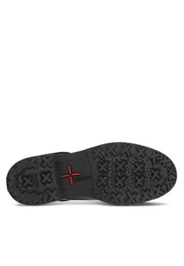 Geox Botki D36UPA-04322 C9999 Czarny. Kolor: czarny. Materiał: skóra