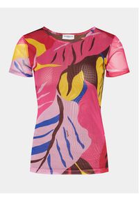 Marella T-Shirt Zulia 2413971014 Kolorowy Regular Fit. Materiał: syntetyk. Wzór: kolorowy #6