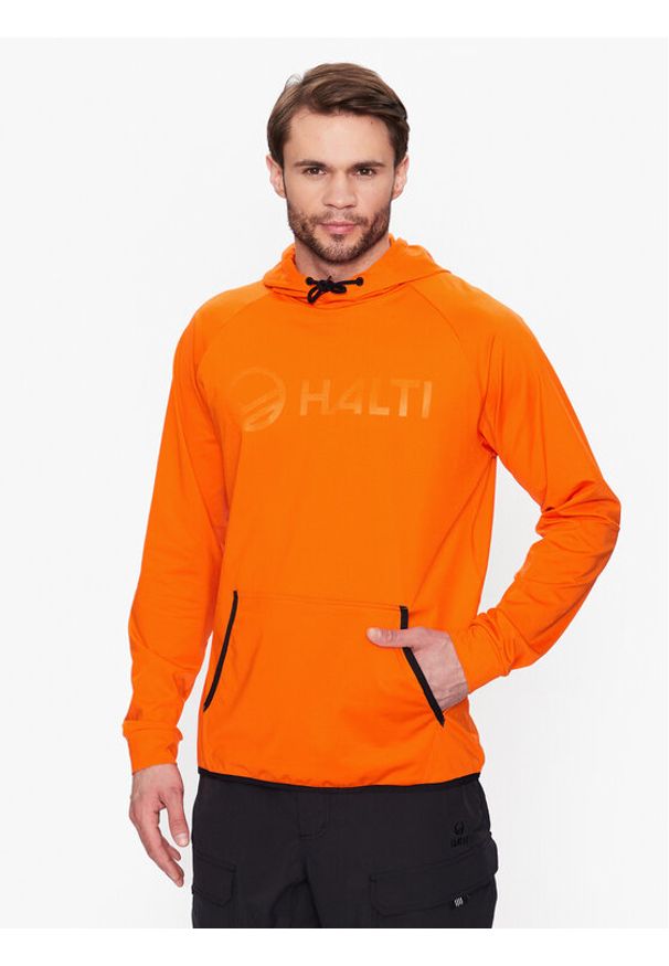 Halti Bluza Dynamic 088-0134 Pomarańczowy Regular Fit. Kolor: pomarańczowy. Materiał: syntetyk