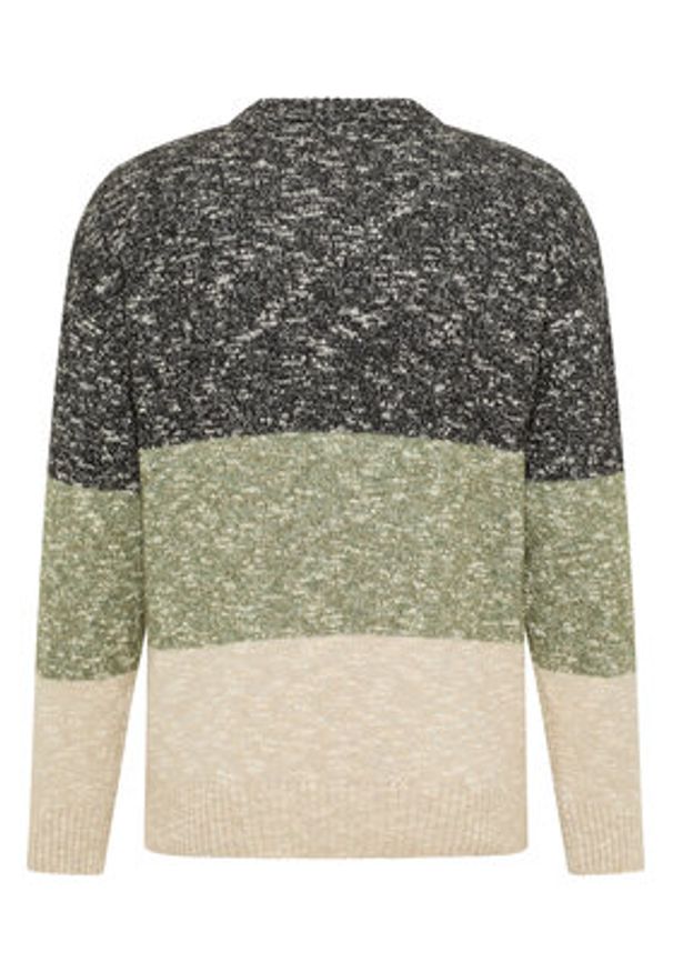 Mustang Sweter Elwood 1016851 Kolorowy Regular Fit. Materiał: syntetyk, bawełna. Wzór: kolorowy