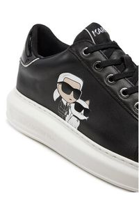 Karl Lagerfeld - KARL LAGERFELD Sneakersy KL62524T Czarny. Kolor: czarny. Materiał: skóra #6