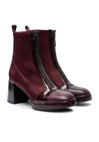 Hispanitas Botki Soho-I24 HI243658 Bordowy. Kolor: czerwony. Materiał: skóra #6