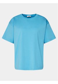 AMERICAN VINTAGE - American Vintage T-Shirt Fizvalley FIZ02AE24 Niebieski Regular Fit. Kolor: niebieski. Materiał: bawełna. Styl: vintage #1