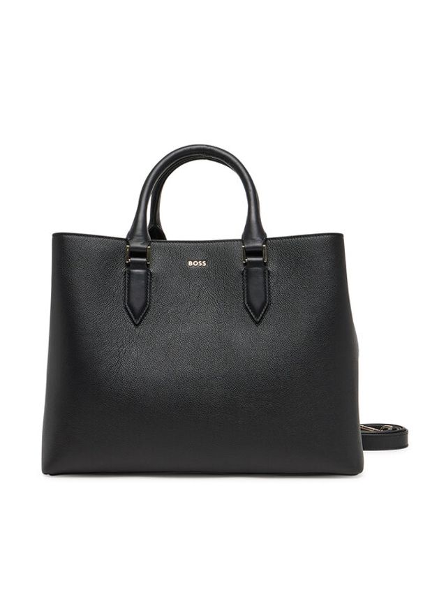 BOSS Torebka Alyce 50541745 Czarny. Kolor: czarny. Materiał: skórzane