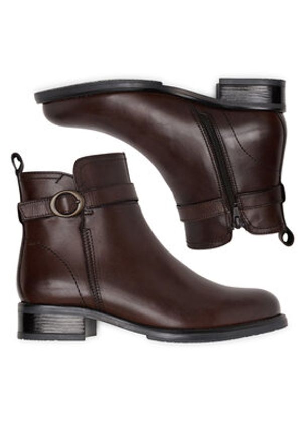 Lasocki Botki CEO-WB-DAFFY-44 Brązowy. Kolor: brązowy. Materiał: skóra