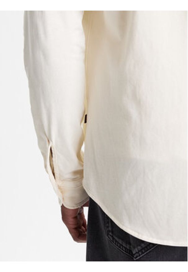 BOSS Koszula Myjersey 50543089 Żółty Slim Fit. Kolor: żółty. Materiał: bawełna