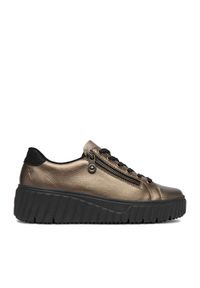 Rieker Sneakersy CEO-N2501-90 Złoty. Kolor: złoty. Materiał: skóra, syntetyk #1