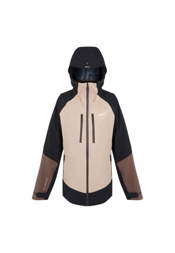 Kurtka turystyczna damska Regatta Carletta 3w1 z membraną 15K. Kolor: wielokolorowy. Materiał: poliester. Sport: turystyka piesza