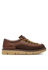 Fracap Półbuty Magnifico MA187 Brązowy. Kolor: brązowy. Materiał: zamsz, skóra