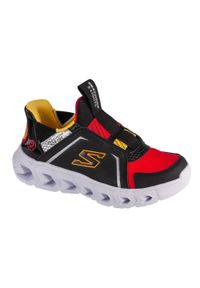 skechers - Buty do chodzenia dla dzieci Skechers Hypno-flash 2.0. Kolor: czarny. Materiał: syntetyk, materiał. Szerokość cholewki: normalna. Sport: turystyka piesza