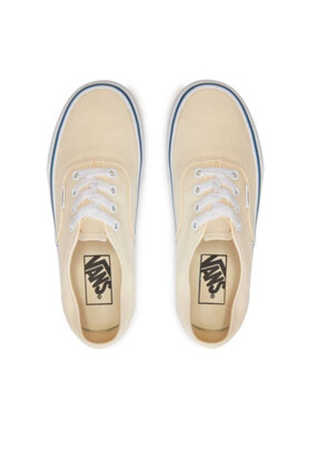 Vans Tenisówki Authentic VN000EE3WHT Żółty. Kolor: żółty. Materiał: materiał