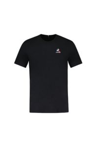 Le Coq Sportif - T-shirt do pilates męski ESS Tee SS N°4 M. Kolor: czarny. Sport: joga i pilates #1