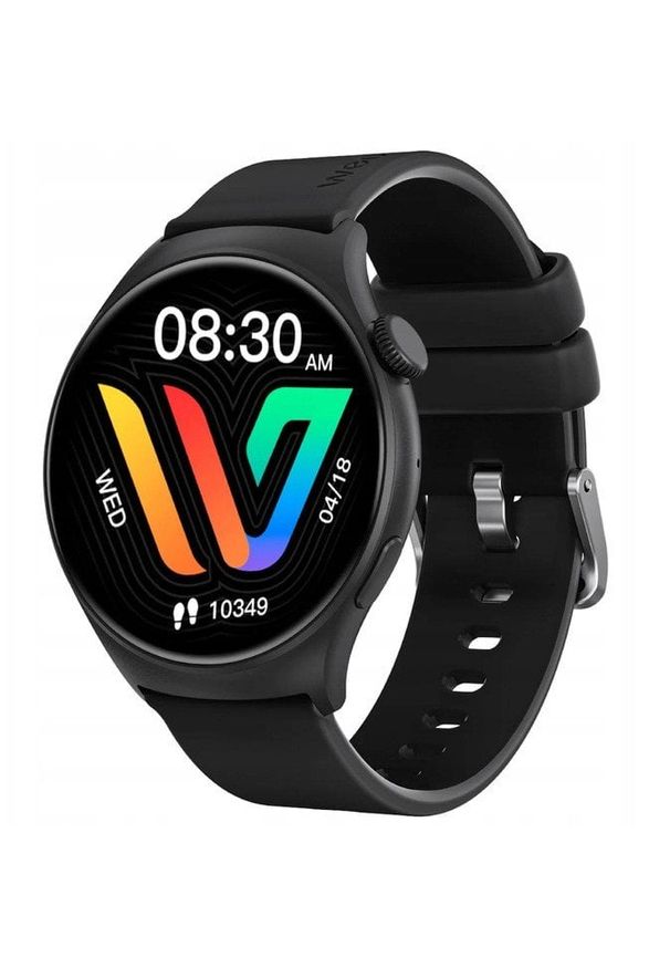 dcu tecnologic - Smartwatch Weofly Curve czarny. Rodzaj zegarka: smartwatch. Kolor: czarny